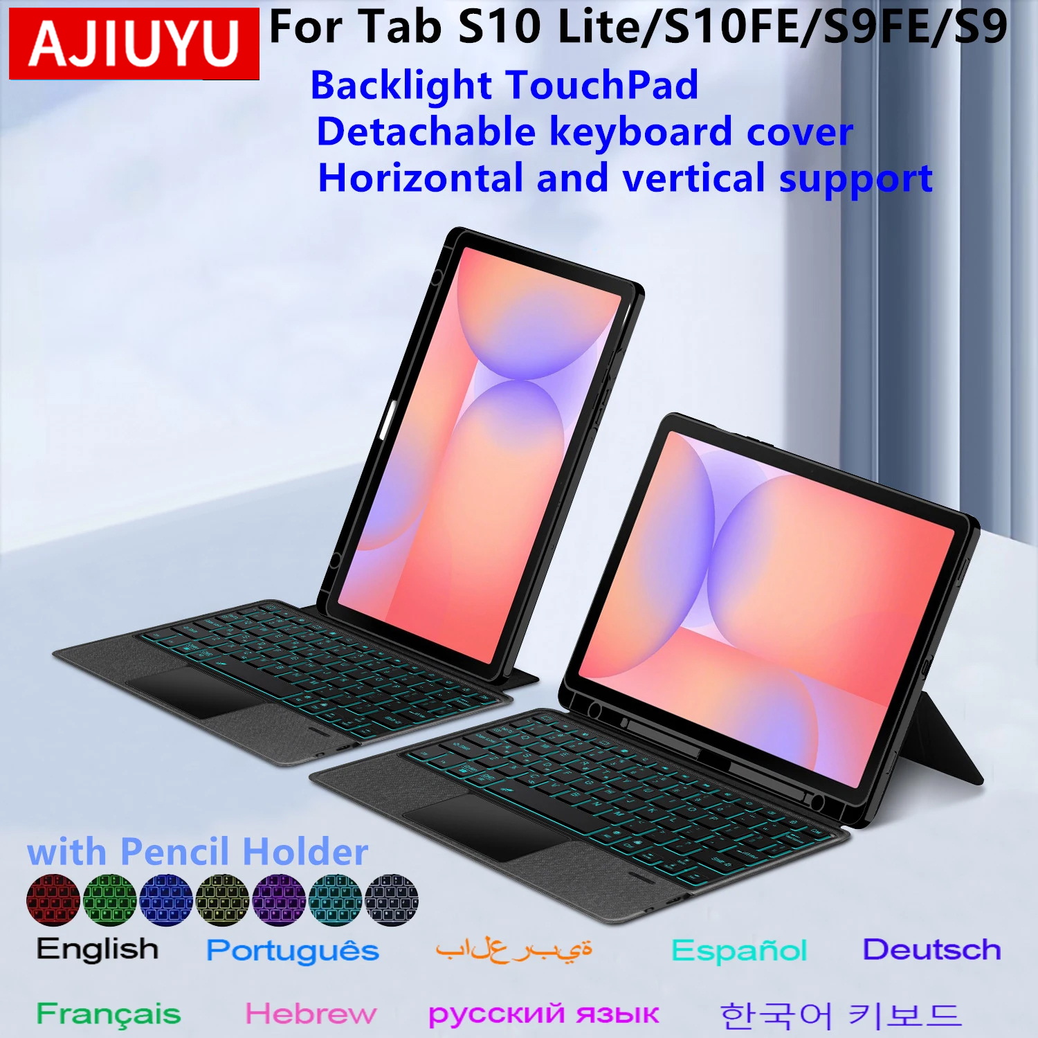Samsung Tablet S10 Accessories - Detachable Magic Keyboard Case For Samsung