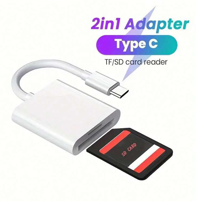 Microsd Card Tablet - 2 in 1 USB-C Card Reader,