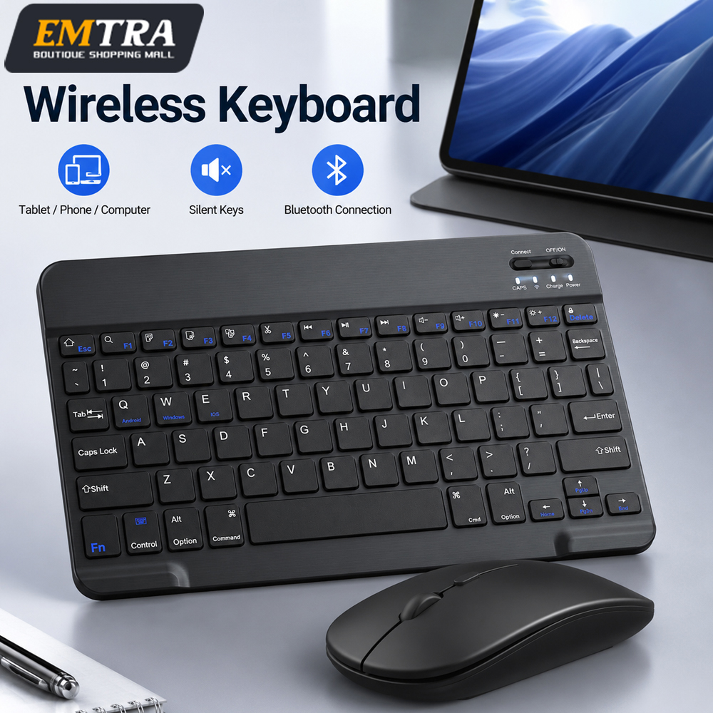Accessories For Android Tablet - Bluetooth Wireless Keyboard For Android IOS