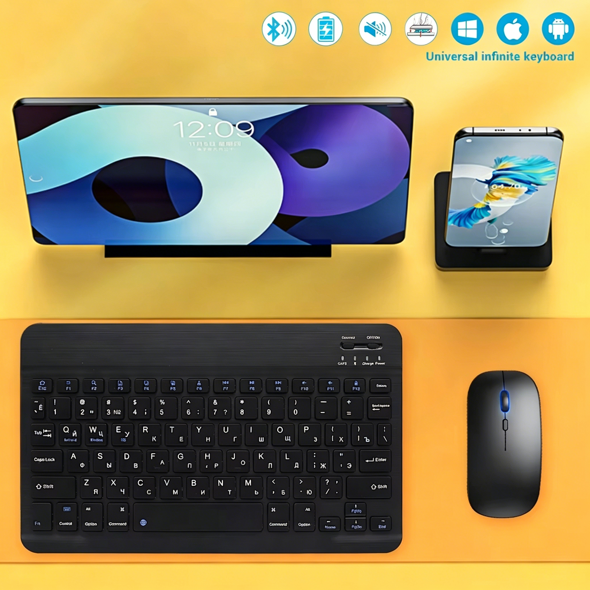 Bluetooth Wireless Keyboard Un - Accessories For Android Tablet recension och pris