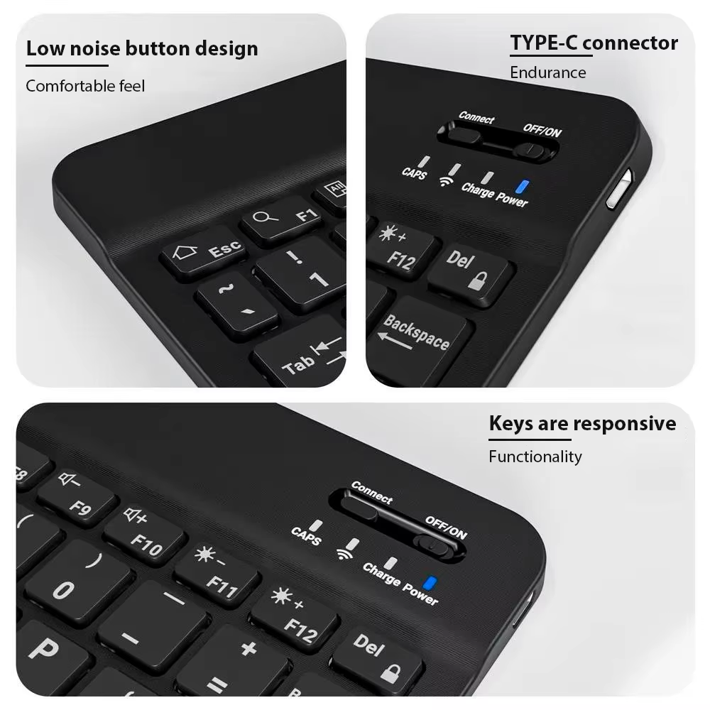 Bluetooth Wireless Keyboard Un - Accessories For Android Tablet recension och pris