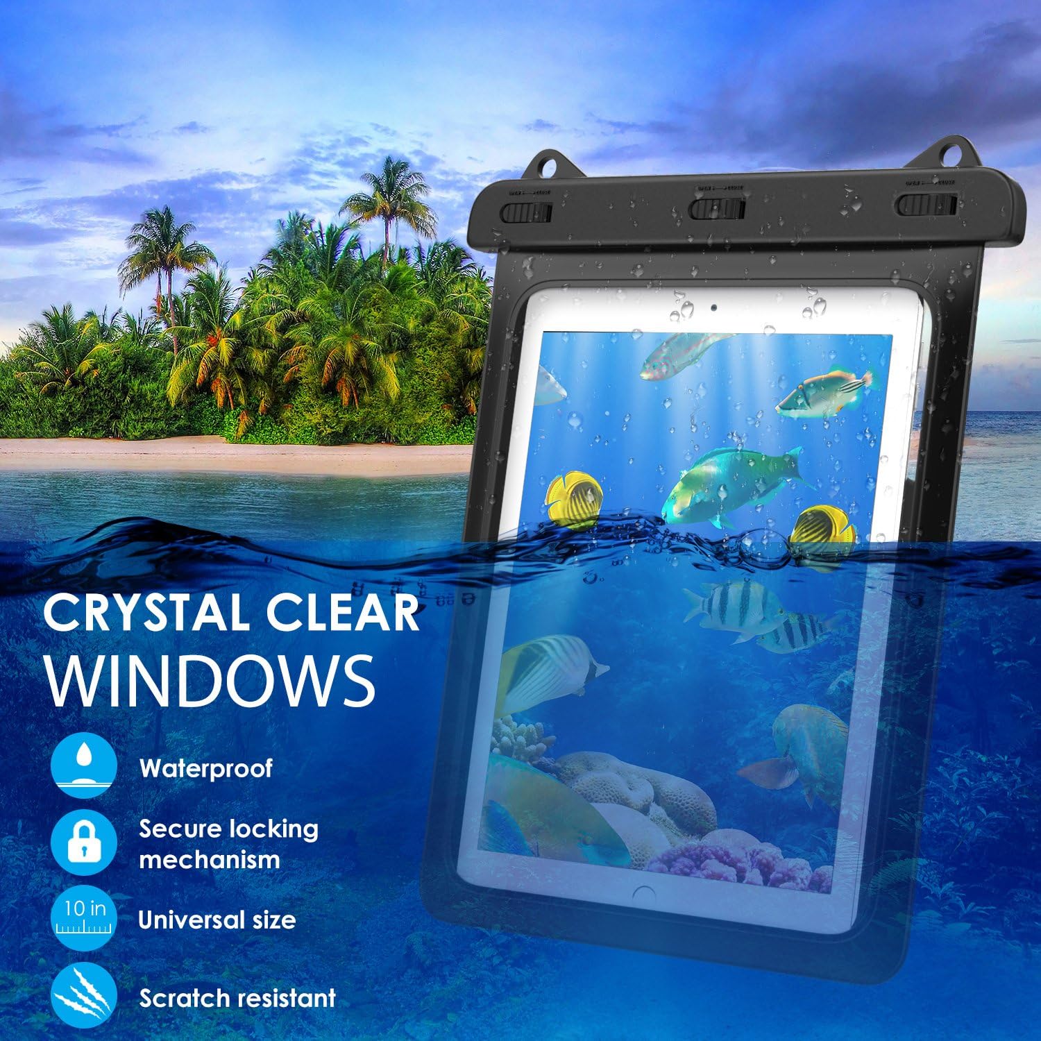 MoKo Waterproof Tablet Case Ta - Tablet Cover Accessories recension och pris