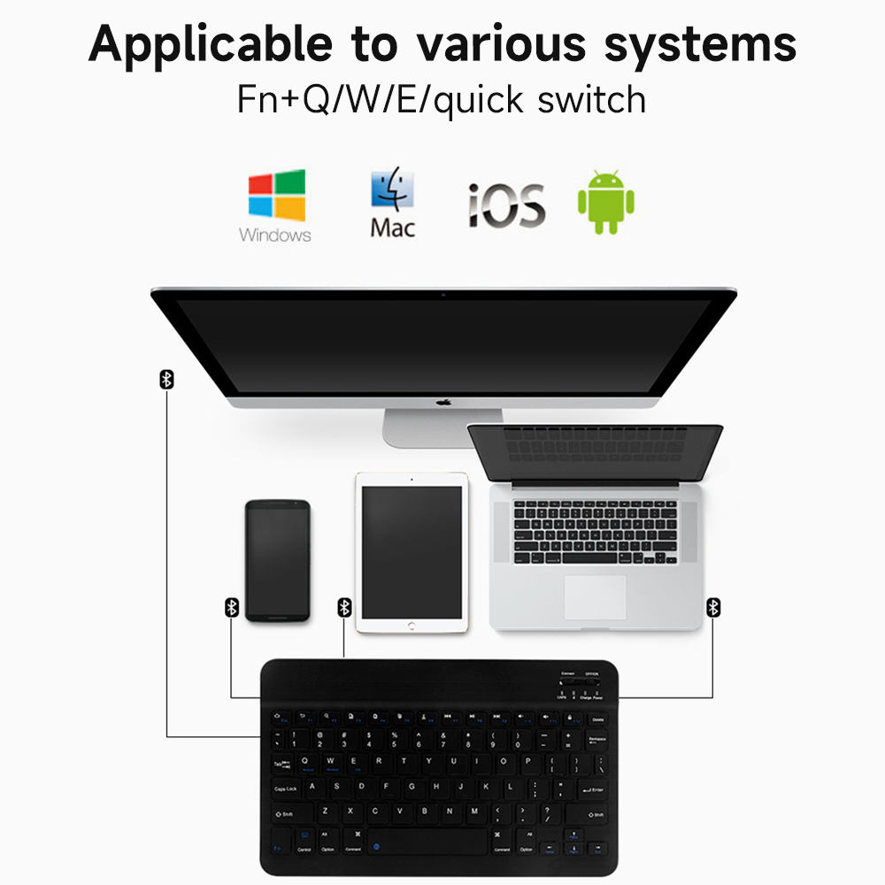 Bluetooth Keyboard for IOS And - Accessories For Android Tablet recension och pris