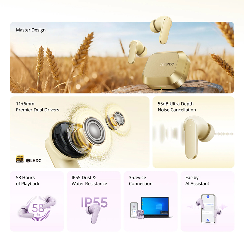 realme Buds Air 8  Wireless Ea - Realme Tablet Accessories recension och pris