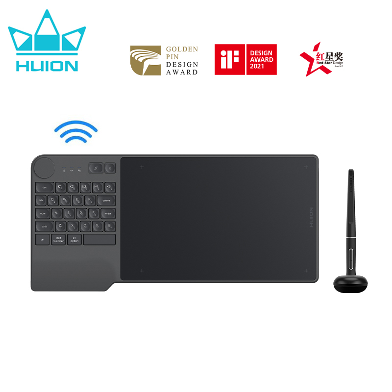 Huion KD200 Inspiroy Keydial W - Huion Tablet Accessories recension och pris