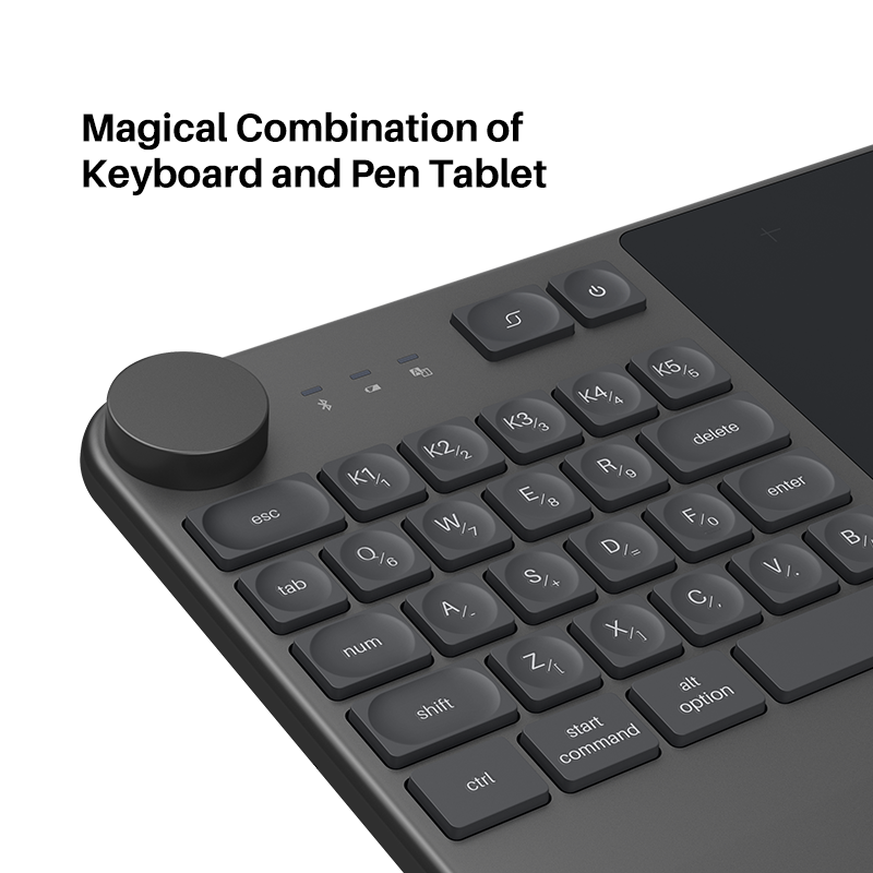 Huion KD200 Inspiroy Keydial W - Huion Tablet Accessories recension och pris