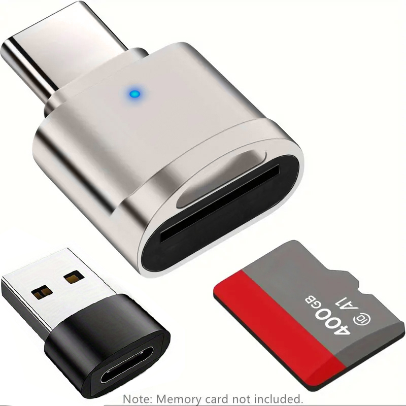 2Pcs USB C Card Reader Support - Microsd Card Tablet recension och pris