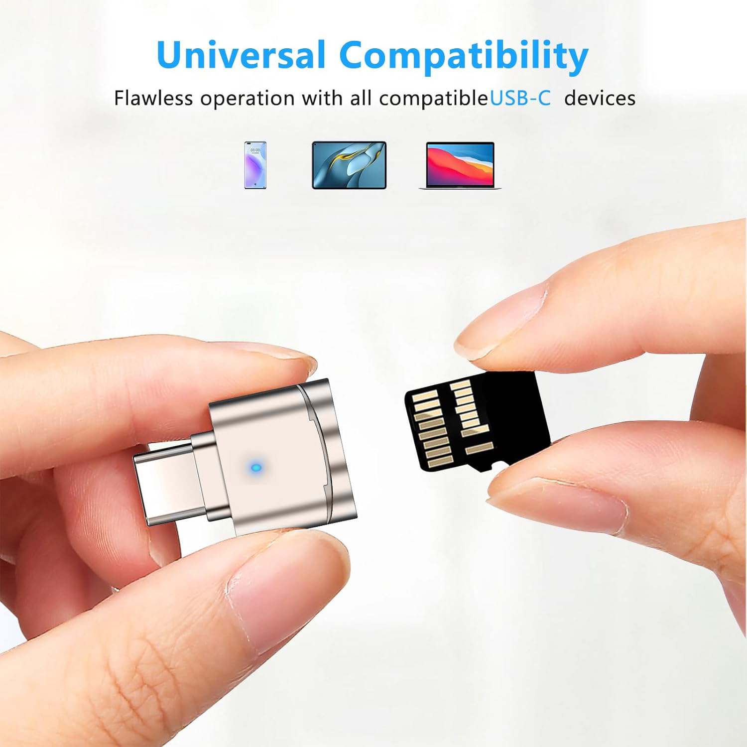 2Pcs USB C Card Reader Support - Microsd Card Tablet recension och pris