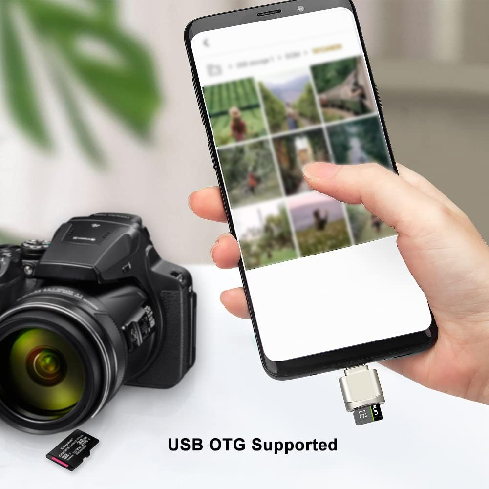 2Pcs USB C Card Reader Support - Microsd Card Tablet recension och pris