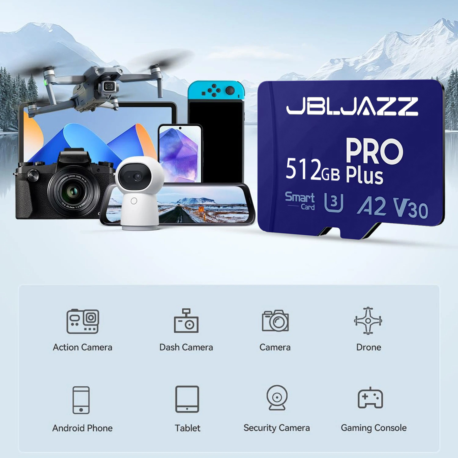 2026NEW High-Speed Memory Card - Microsd Card Tablet recension och pris
