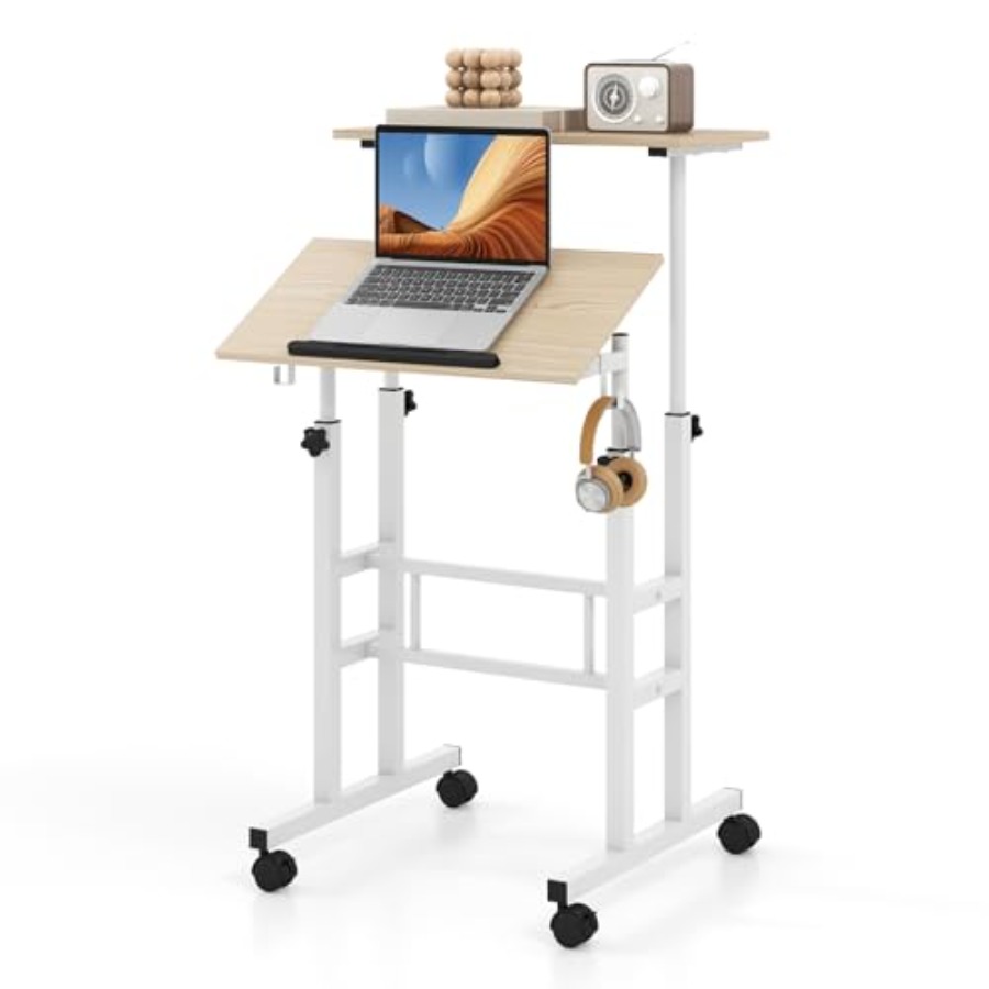 Mobile Standing Desk Height-Ad - Mobile & Tablet Accessories recension och pris