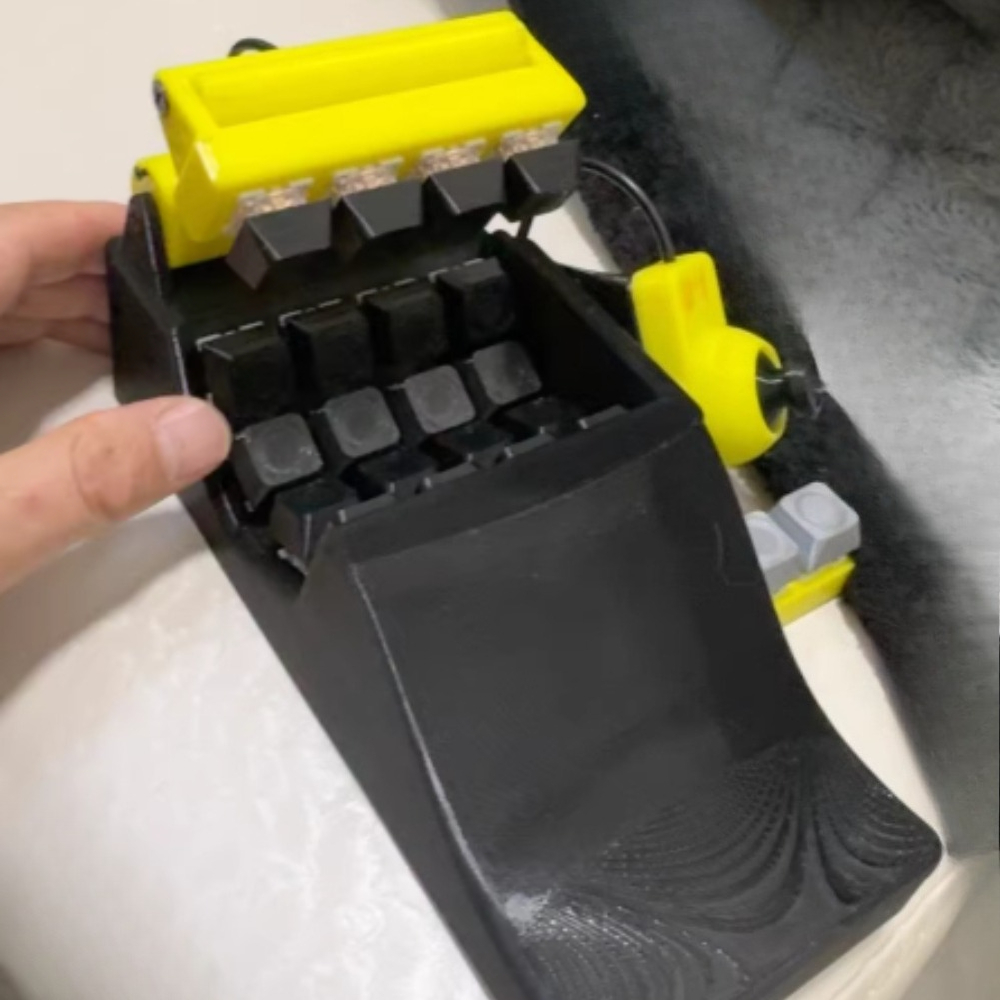 One Handed Gaming Keyboard Cus - Tablet Accessories 3D Print recension och pris