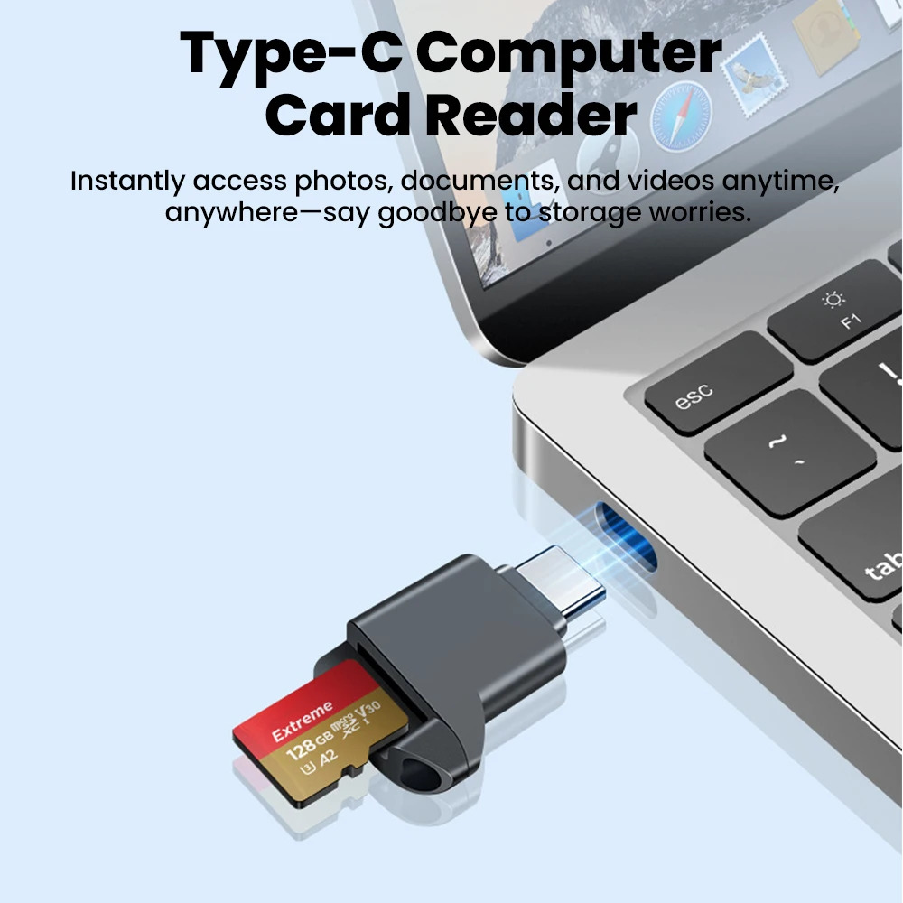 Type-C 2.0 Mini TF Card Reader - Microsd Card Tablet recension och pris
