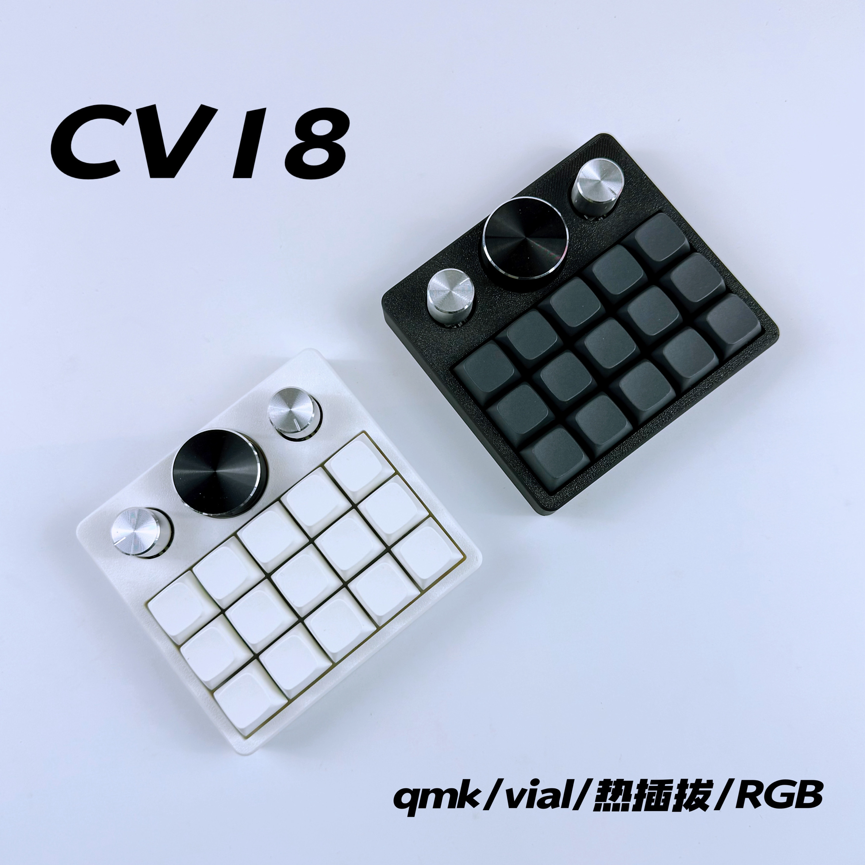 CV18 Wired Numberpad Hot Swap  - Tablet Accessories 3D Print recension och pris
