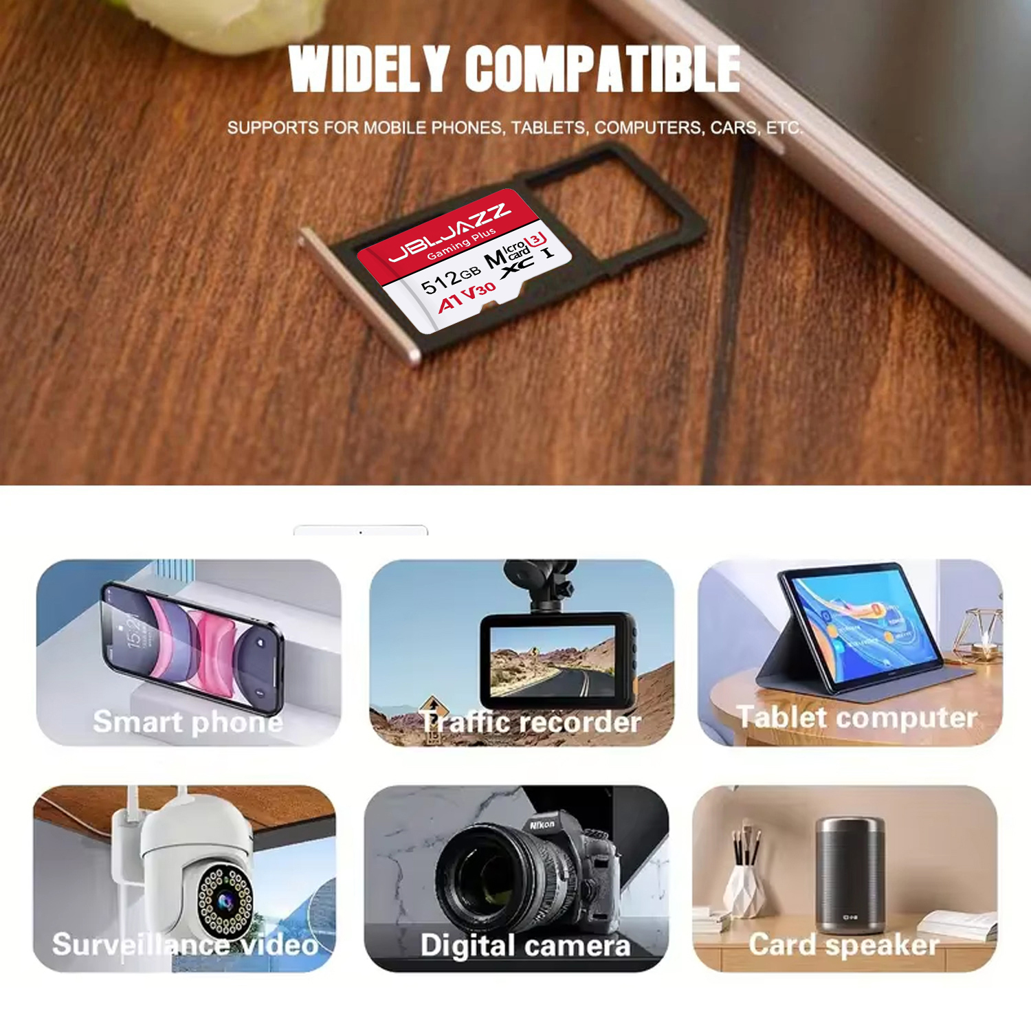 HIGH SPEED Memory Card Class10 - Microsd Card Tablet recension och pris