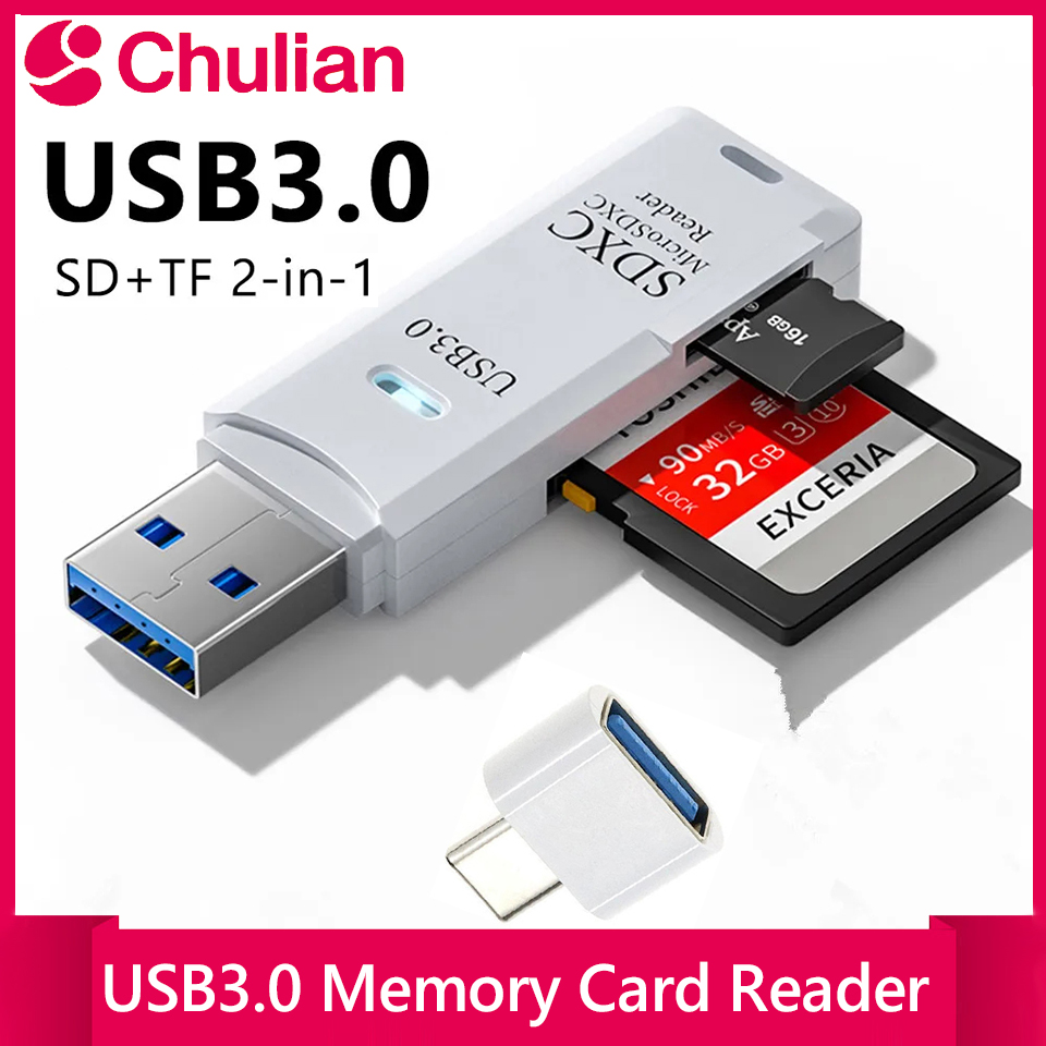 High-Speed 2-in-1 USB 3.0/2.0  - Microsd Card Tablet recension och pris