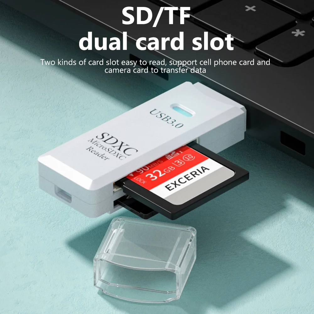 High-Speed 2-in-1 USB 3.0/2.0  - Microsd Card Tablet recension och pris