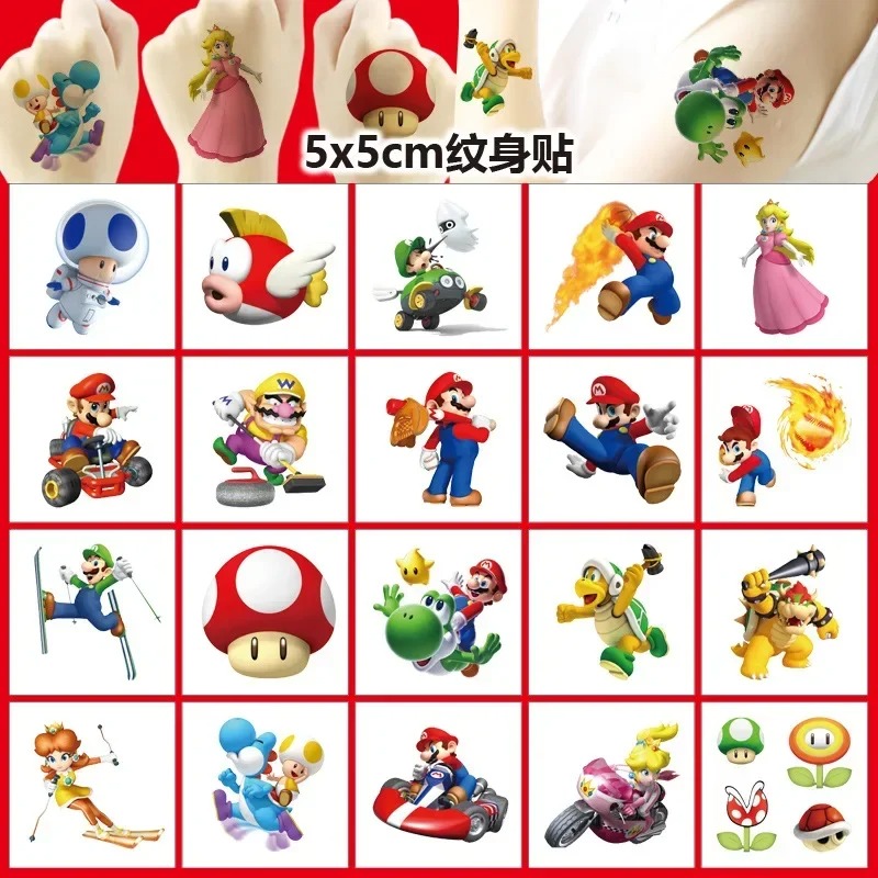 20PCS 5CM*5CM Cartoon Mario Br - Tablet Cute Accessories recension och pris