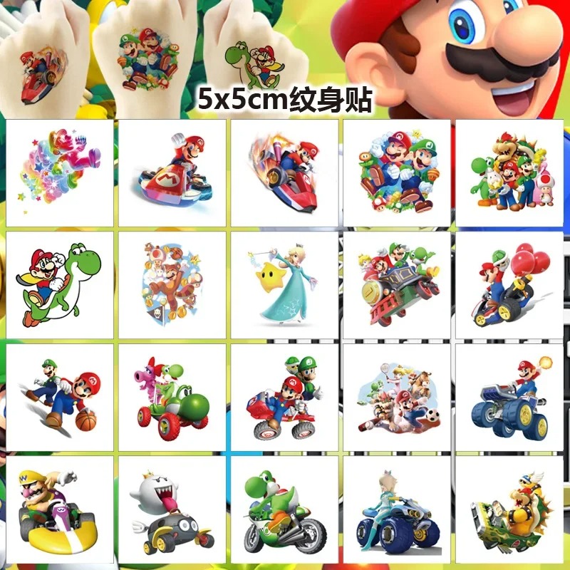 20PCS 5CM*5CM Cartoon Mario Br - Tablet Cute Accessories recension och pris
