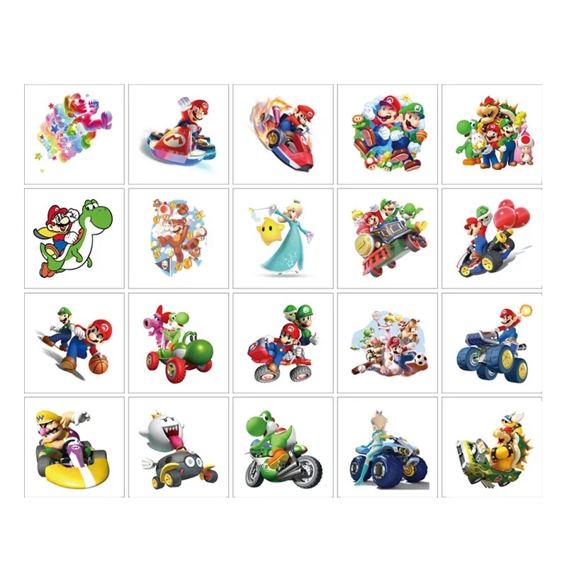20PCS 5CM*5CM Cartoon Mario Br - Tablet Cute Accessories recension och pris