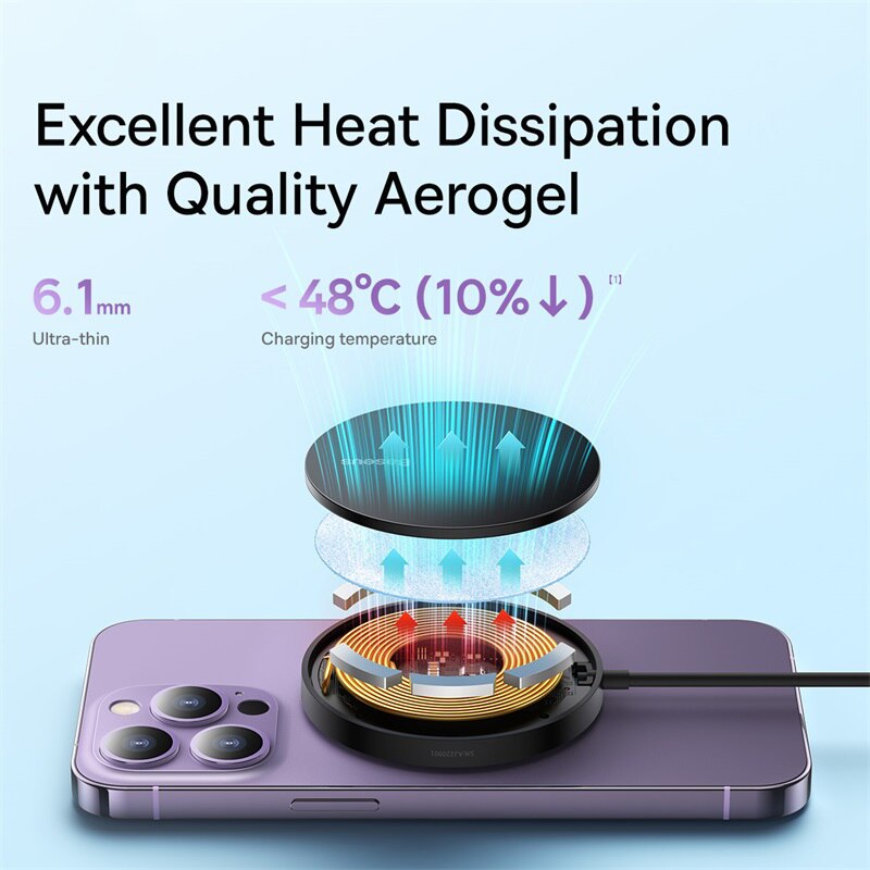 Baseus 15W Magnetic Wireless C - Accessories For Android Tablet recension och pris