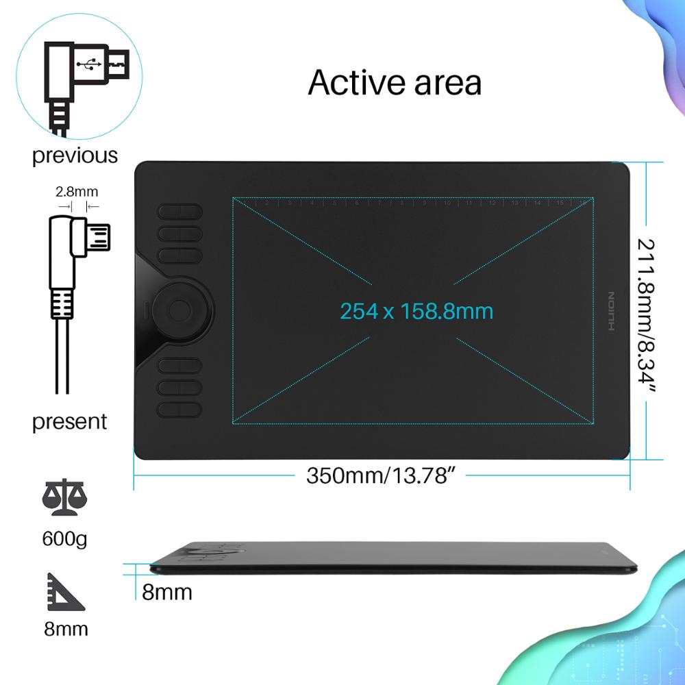 HUION HS610 Graphics Drawing T - Huion Tablet Accessories recension och pris