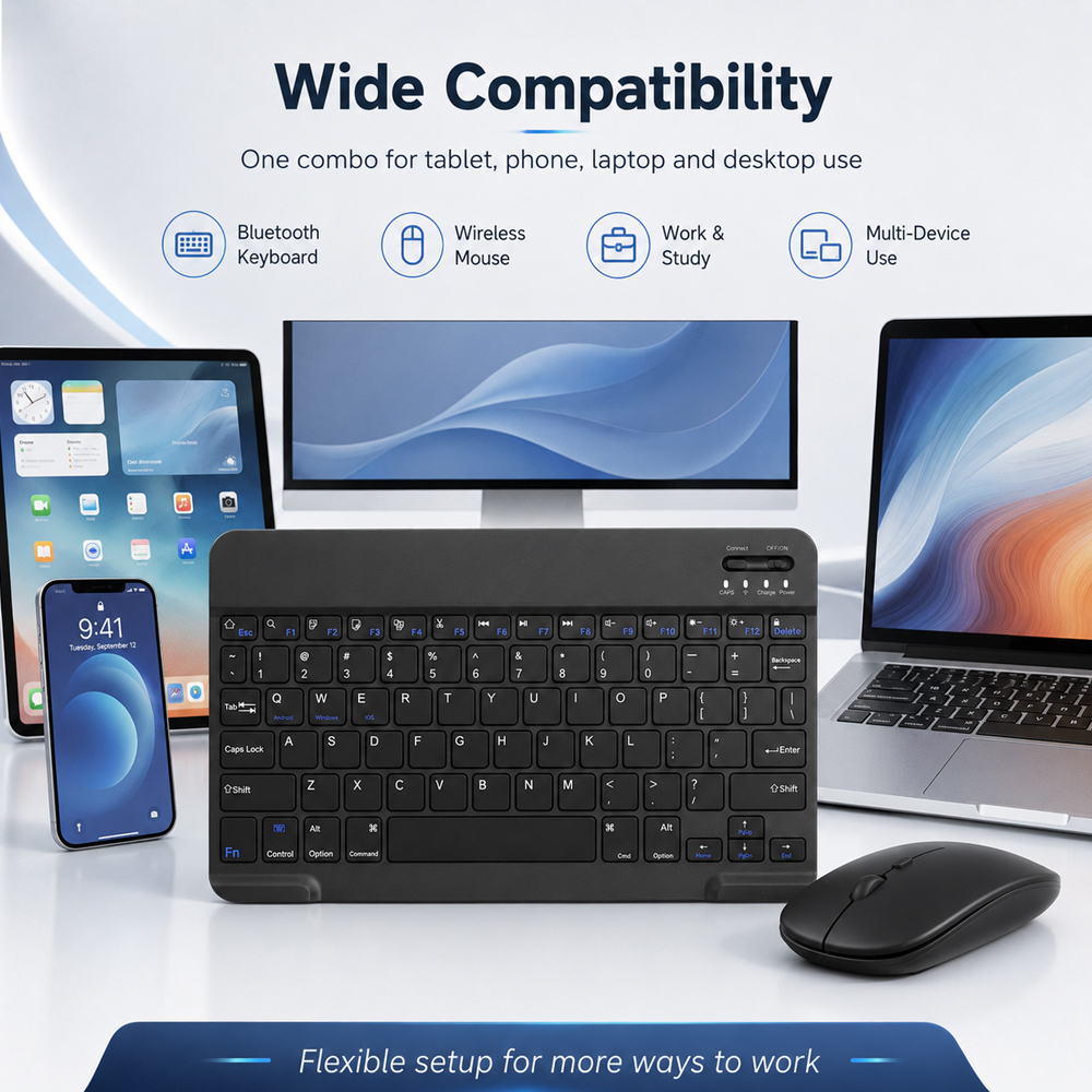 Bluetooth Wireless Keyboard Fo - Accessories For Android Tablet recension och pris