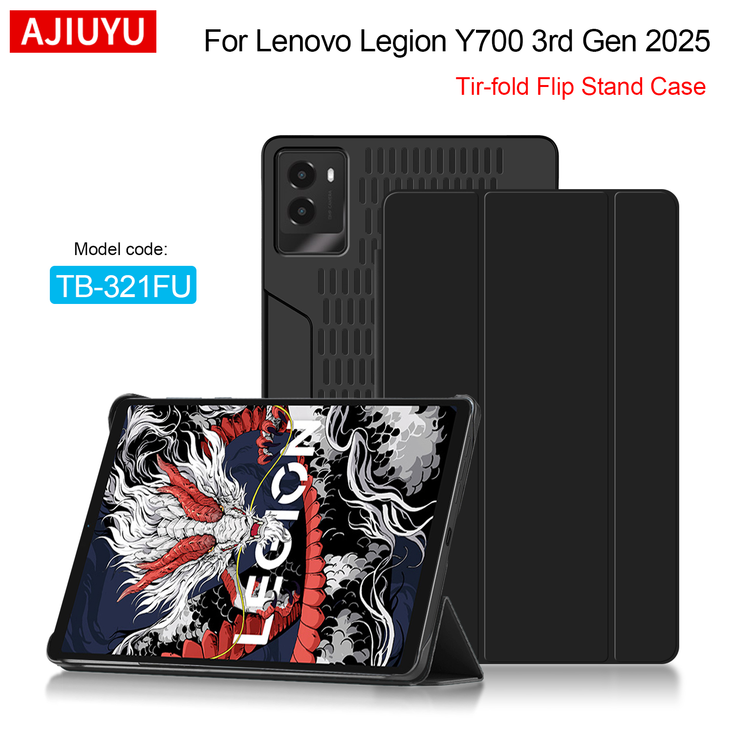AJIUYU Smart Case For Lenovo L - Tablet Cover Accessories recension och pris